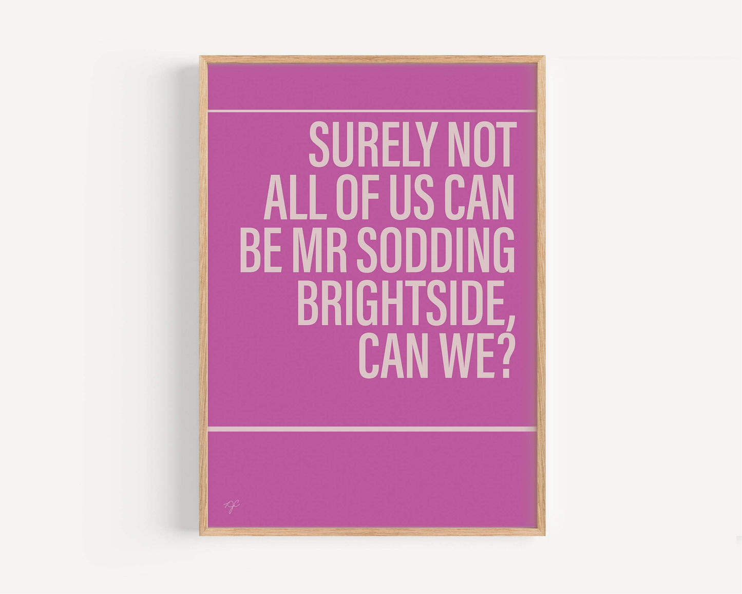 Mr Brightside print