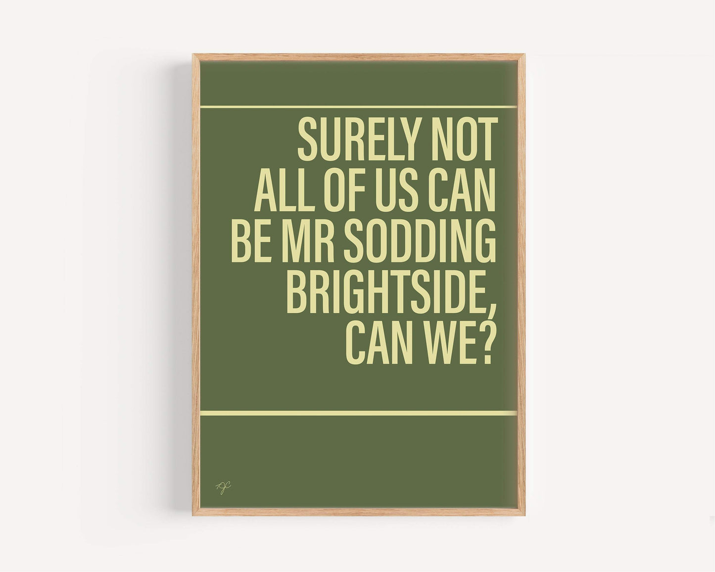 Mr Brightside print