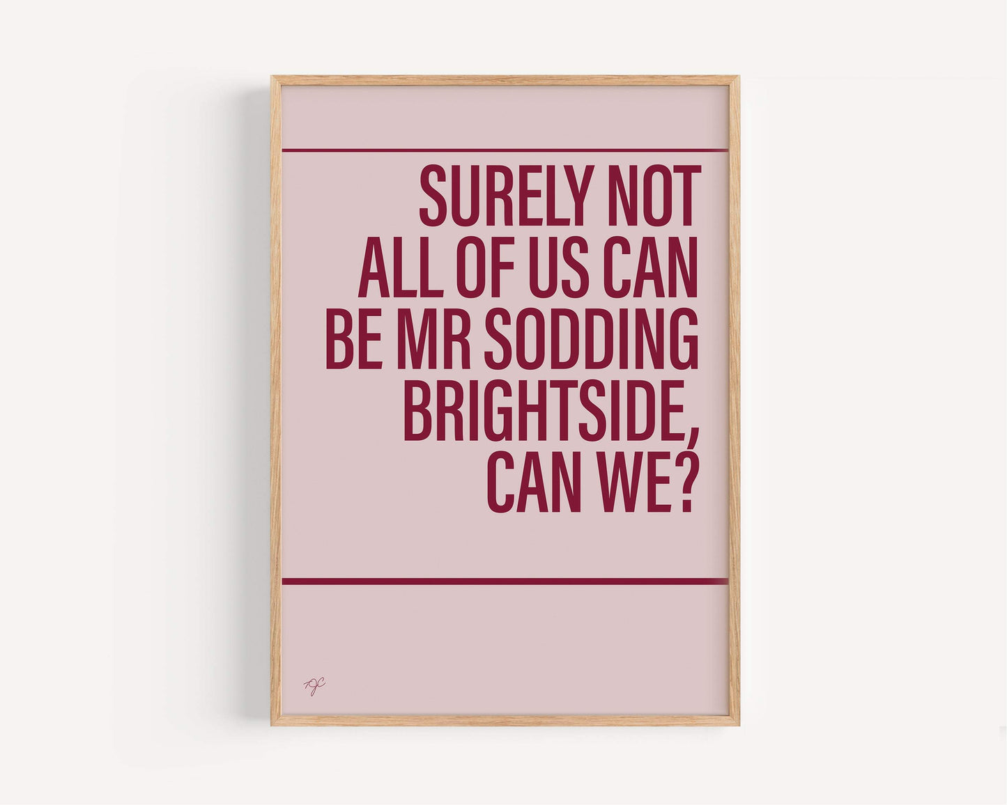 Mr Brightside print