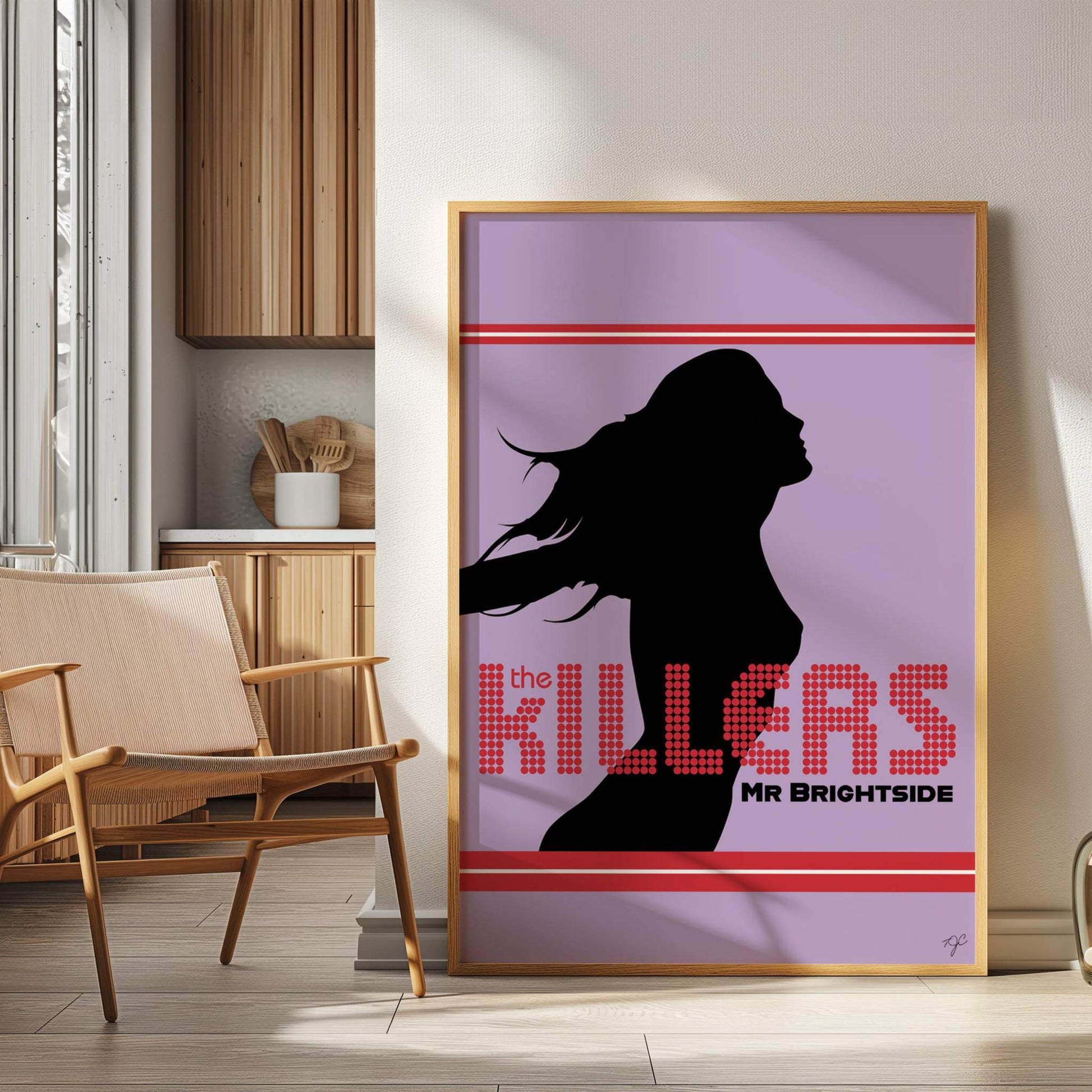 Mr Brightside The Killers unique print on high quality matte art paper