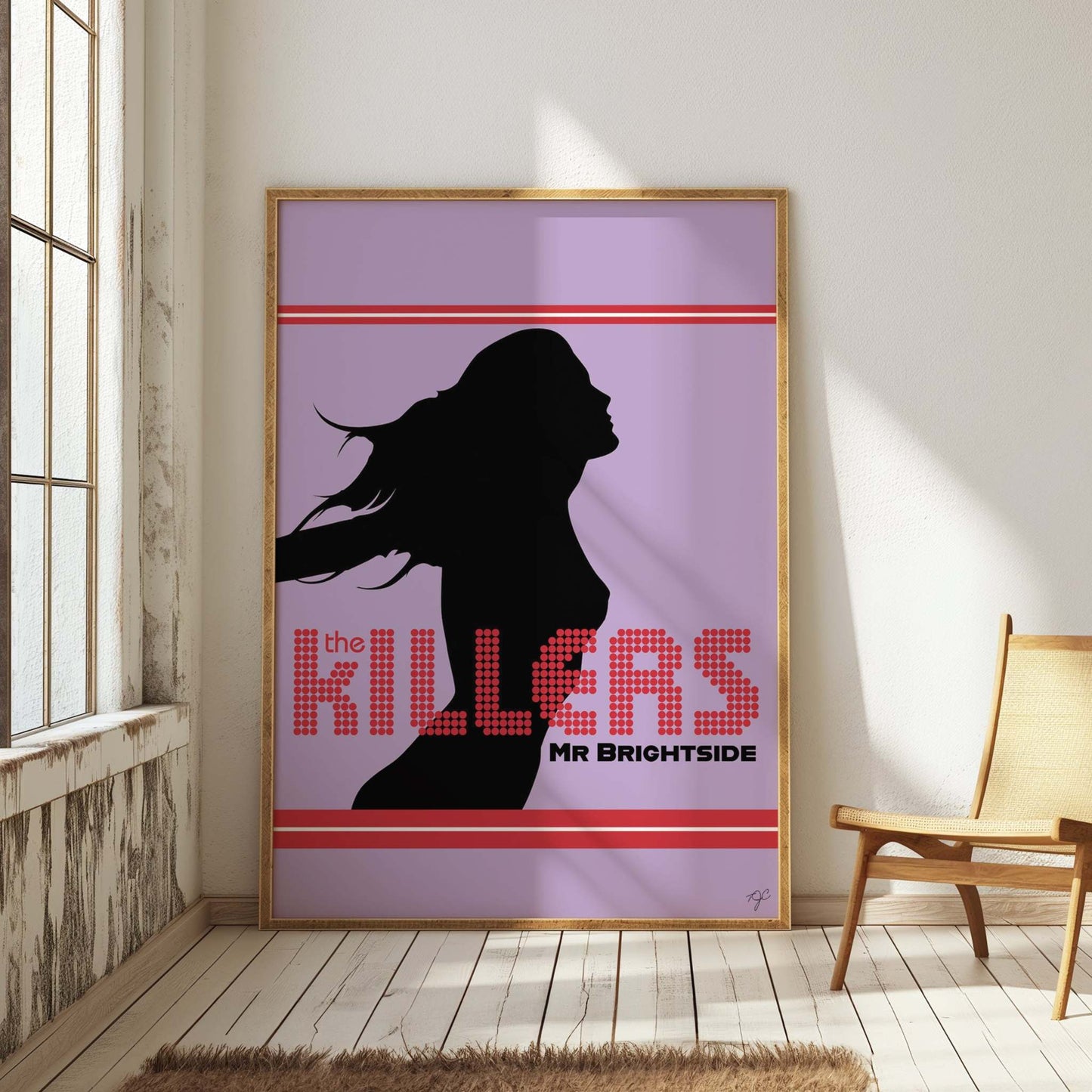 Mr Brightside The Killers unique print on high quality matte art paper