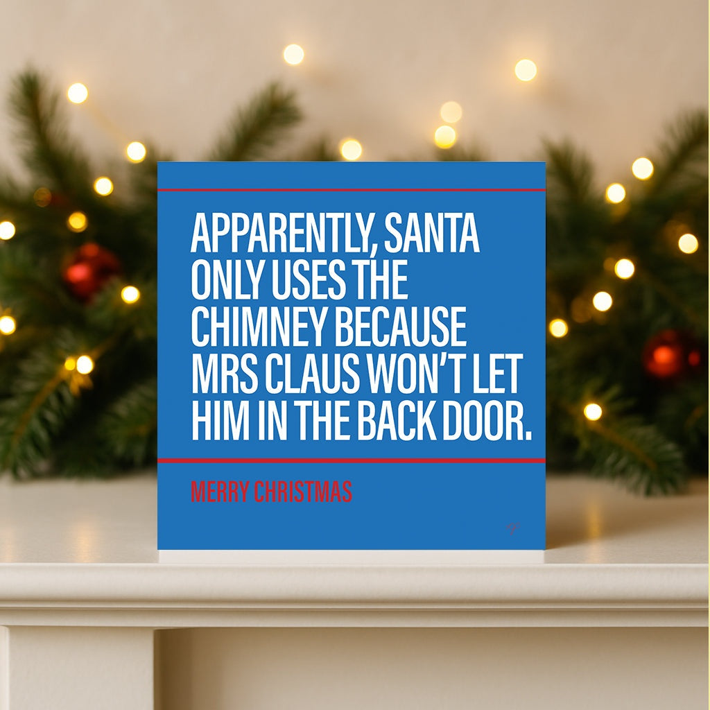 "Mrs Claus" - Greeting Card