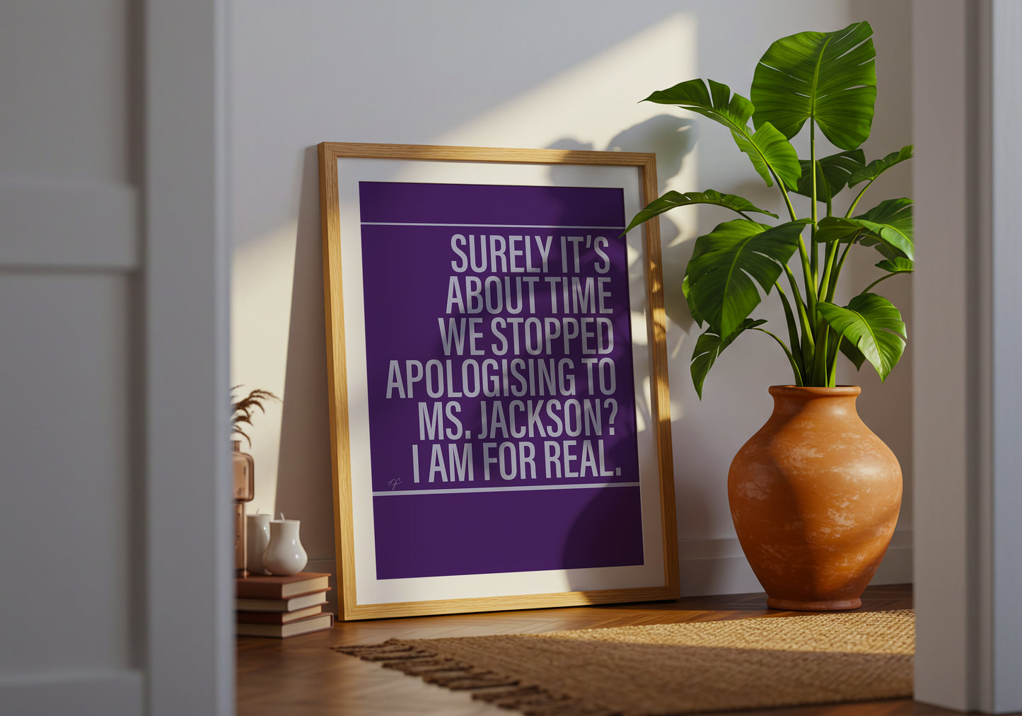Ms Jackson - Framed Print