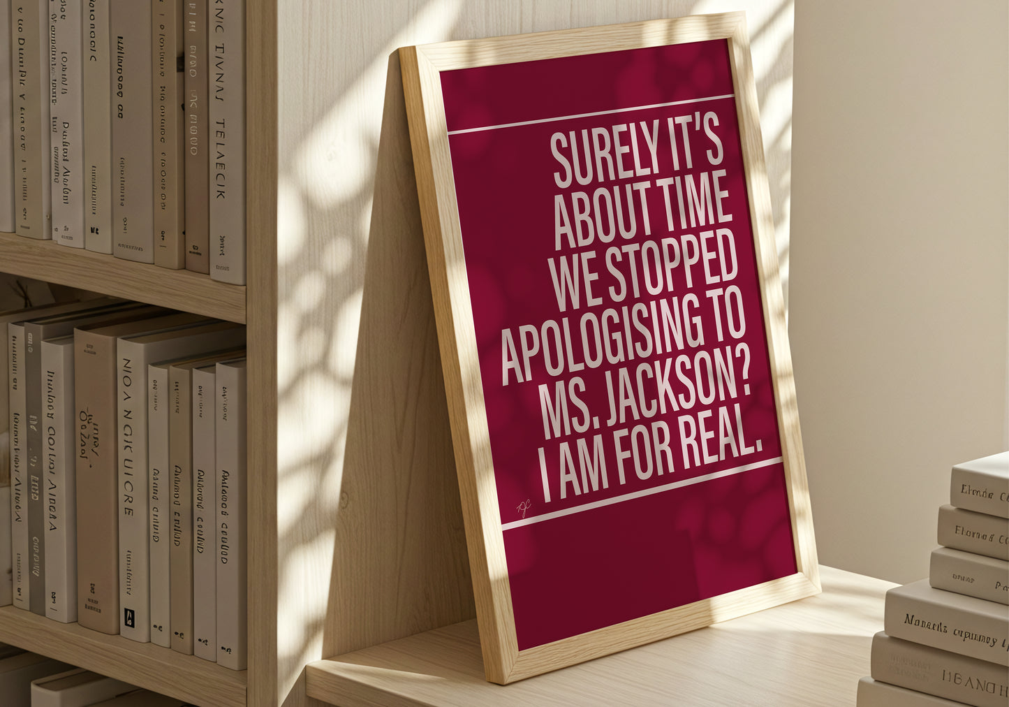 Ms Jackson - Framed Print