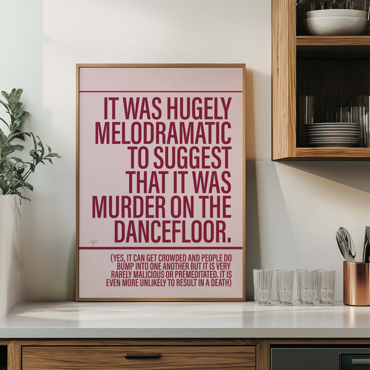 Murder on the Dancefloor print