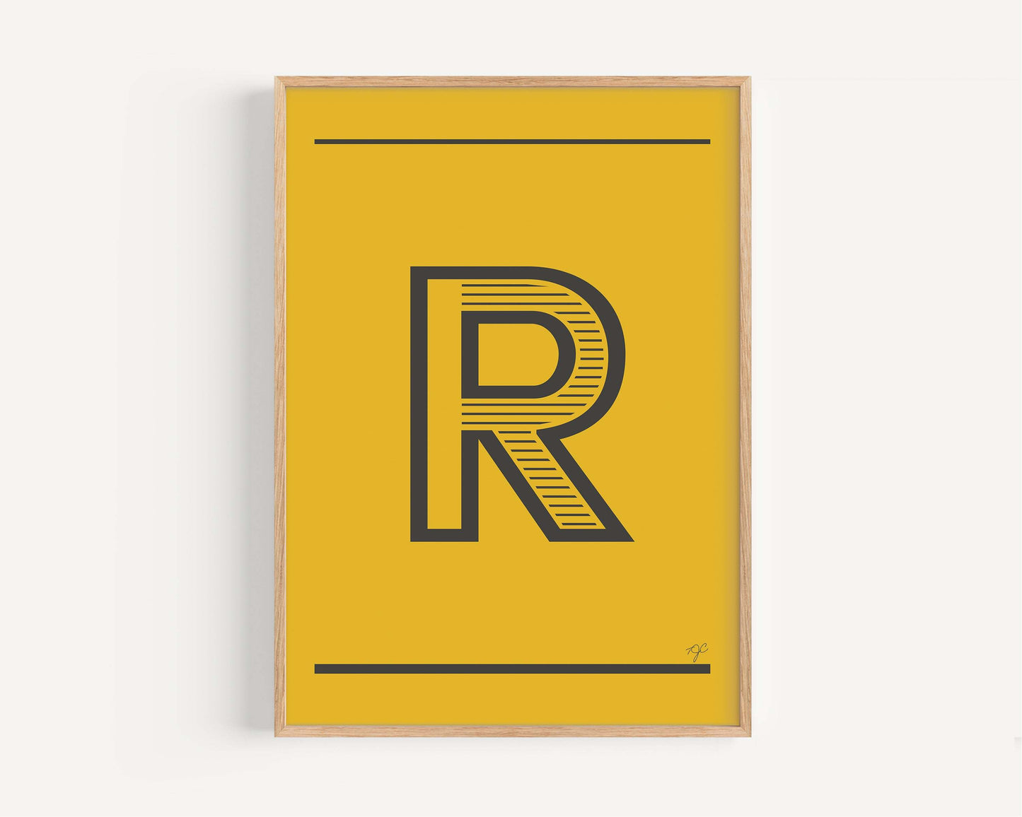 "R" – The Alphabet Print Collection
