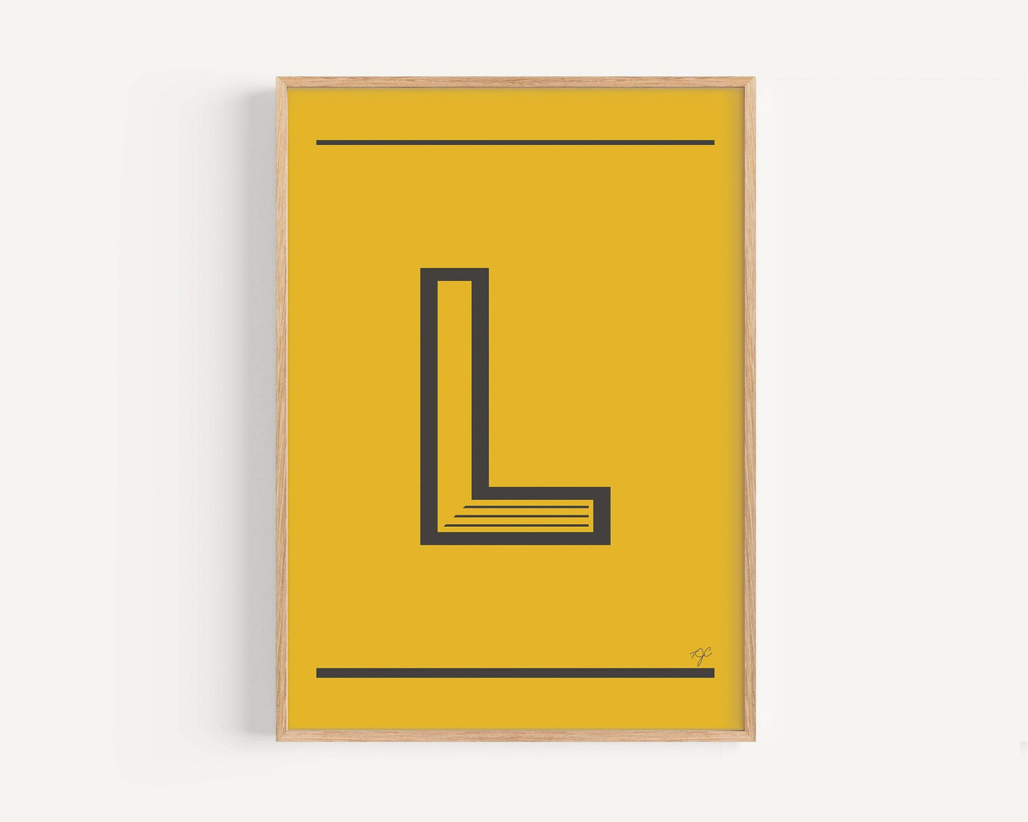 "L" – The Alphabet Print Collection