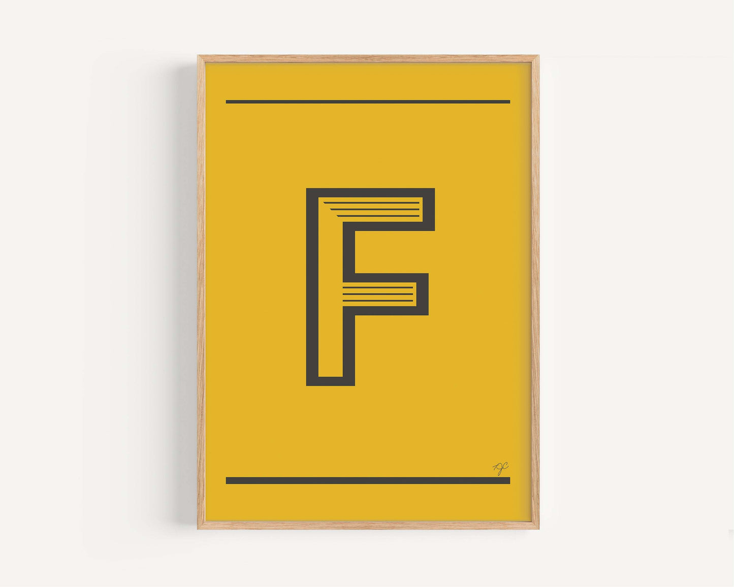 "F" – The Alphabet Print Collection