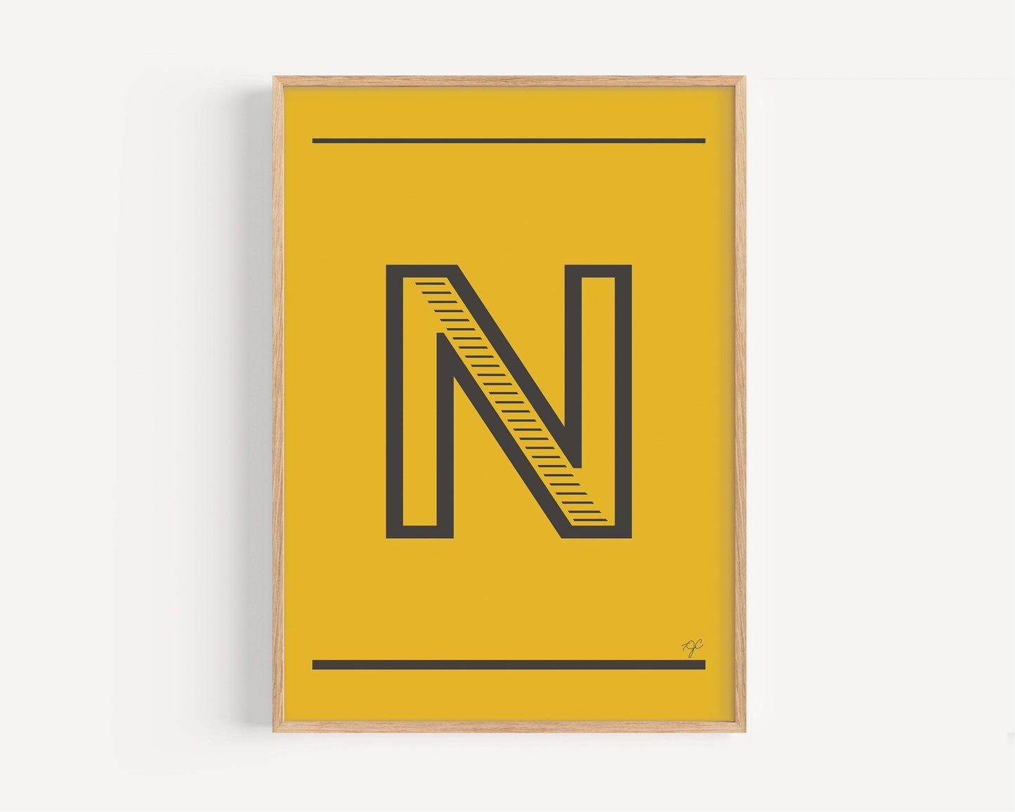 "N" – The Alphabet Print Collection