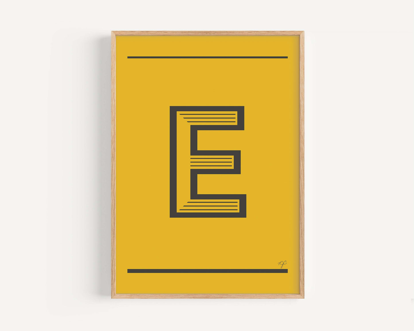 "E" – The Alphabet Print Collection