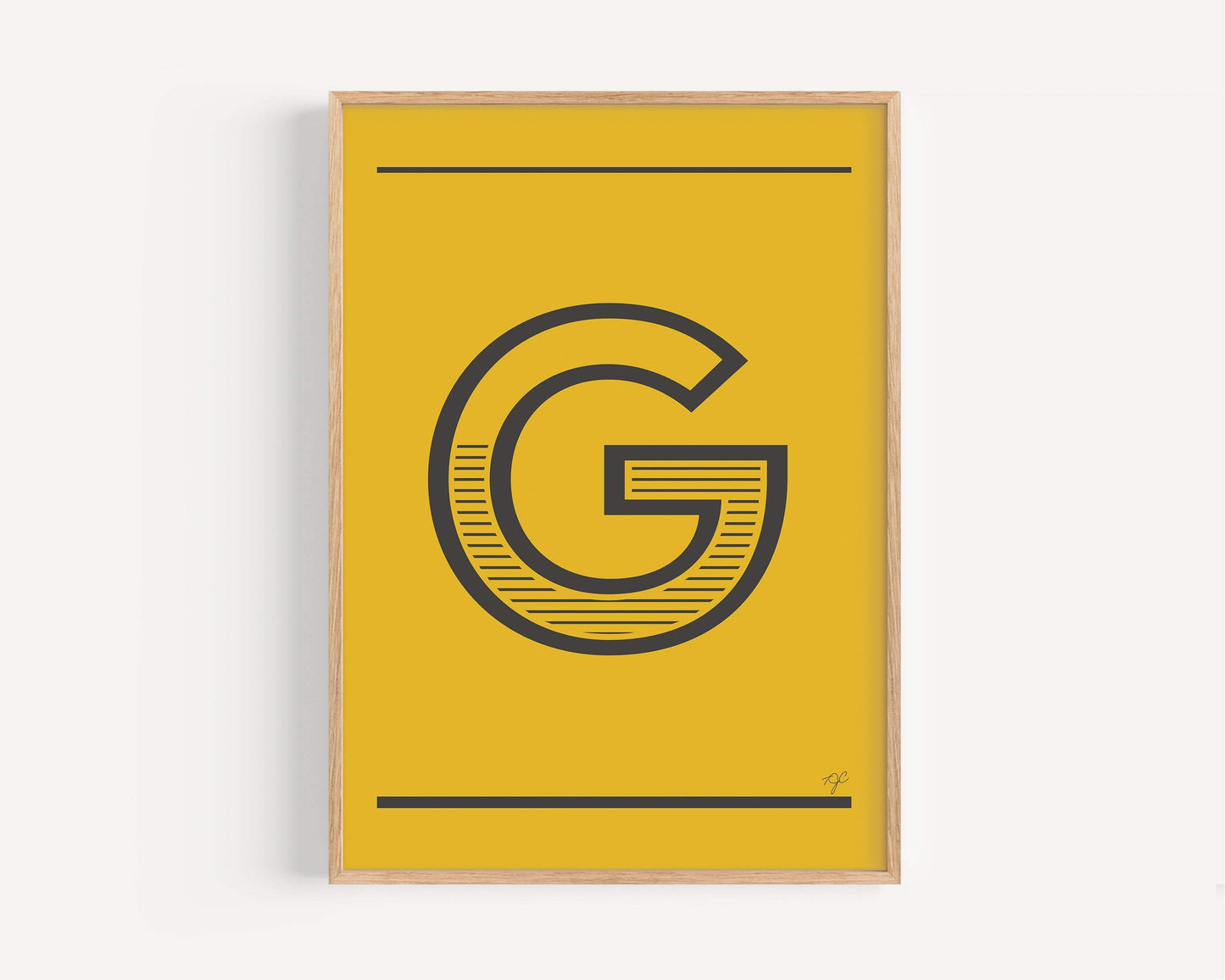 "G" – The Alphabet Print Collection