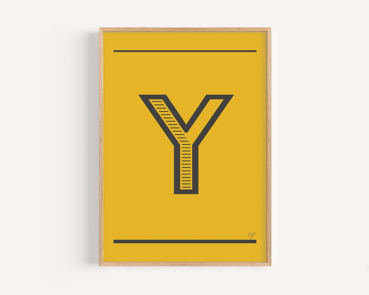 "Y" – The Alphabet Print Collection