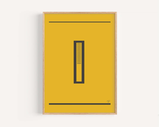 "I" – The Alphabet Print Collection