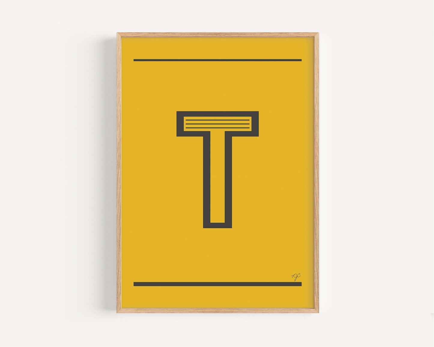 "T" – The Alphabet Print Collection