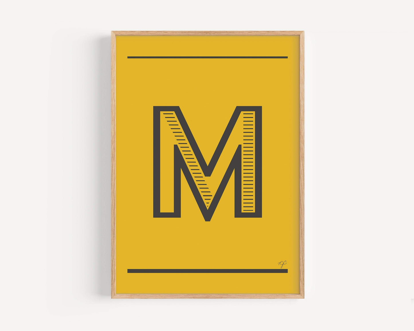 "M" – The Alphabet Print Collection