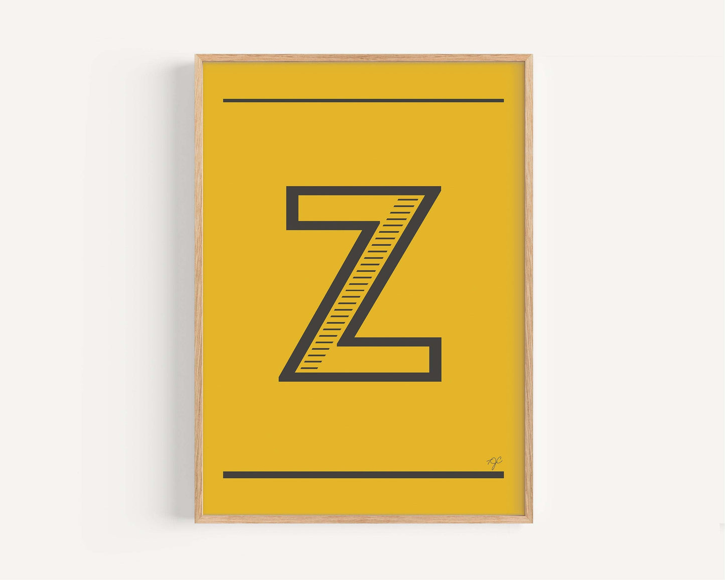 "Z" – The Alphabet Print Collection