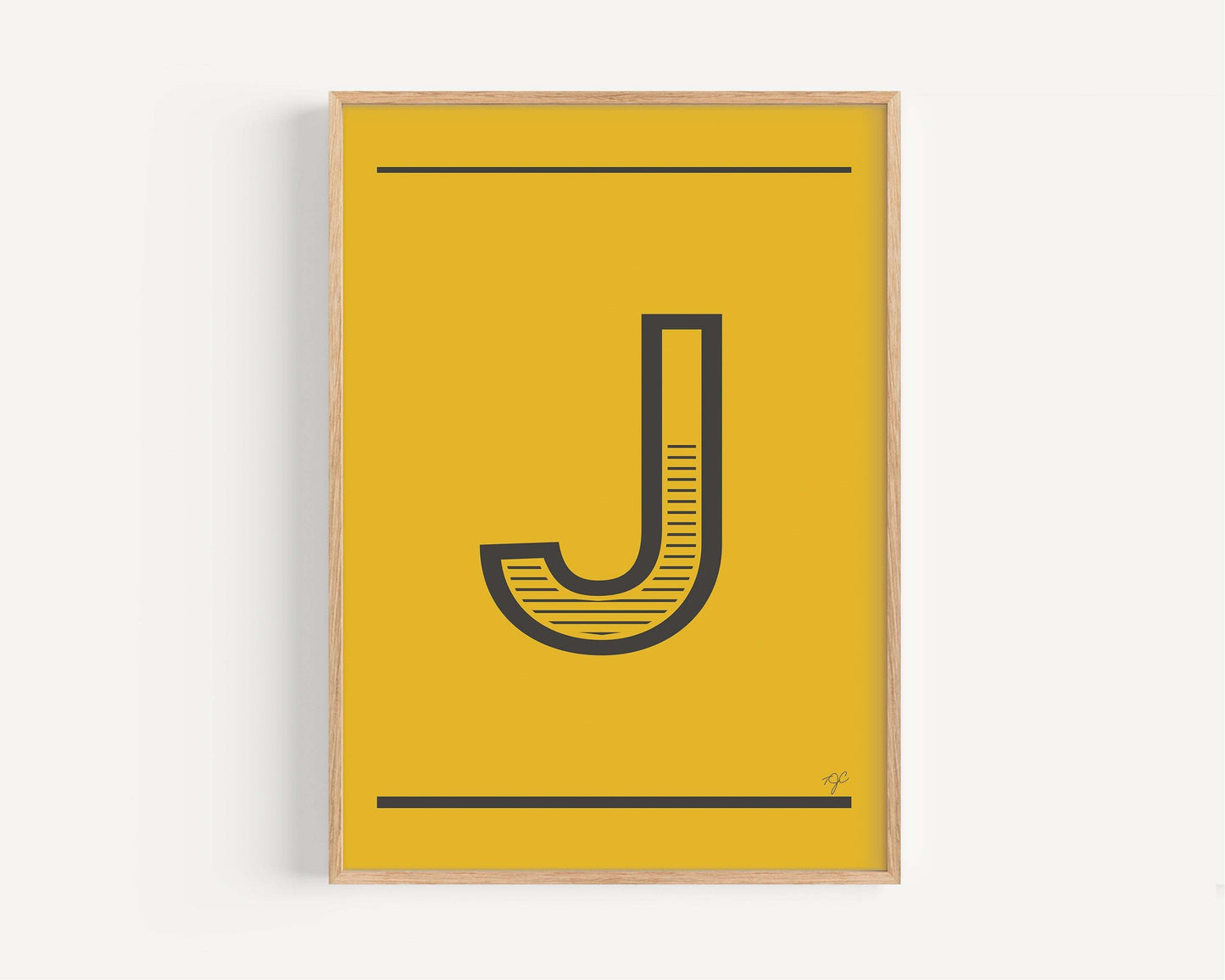"J" – The Alphabet Print Collection