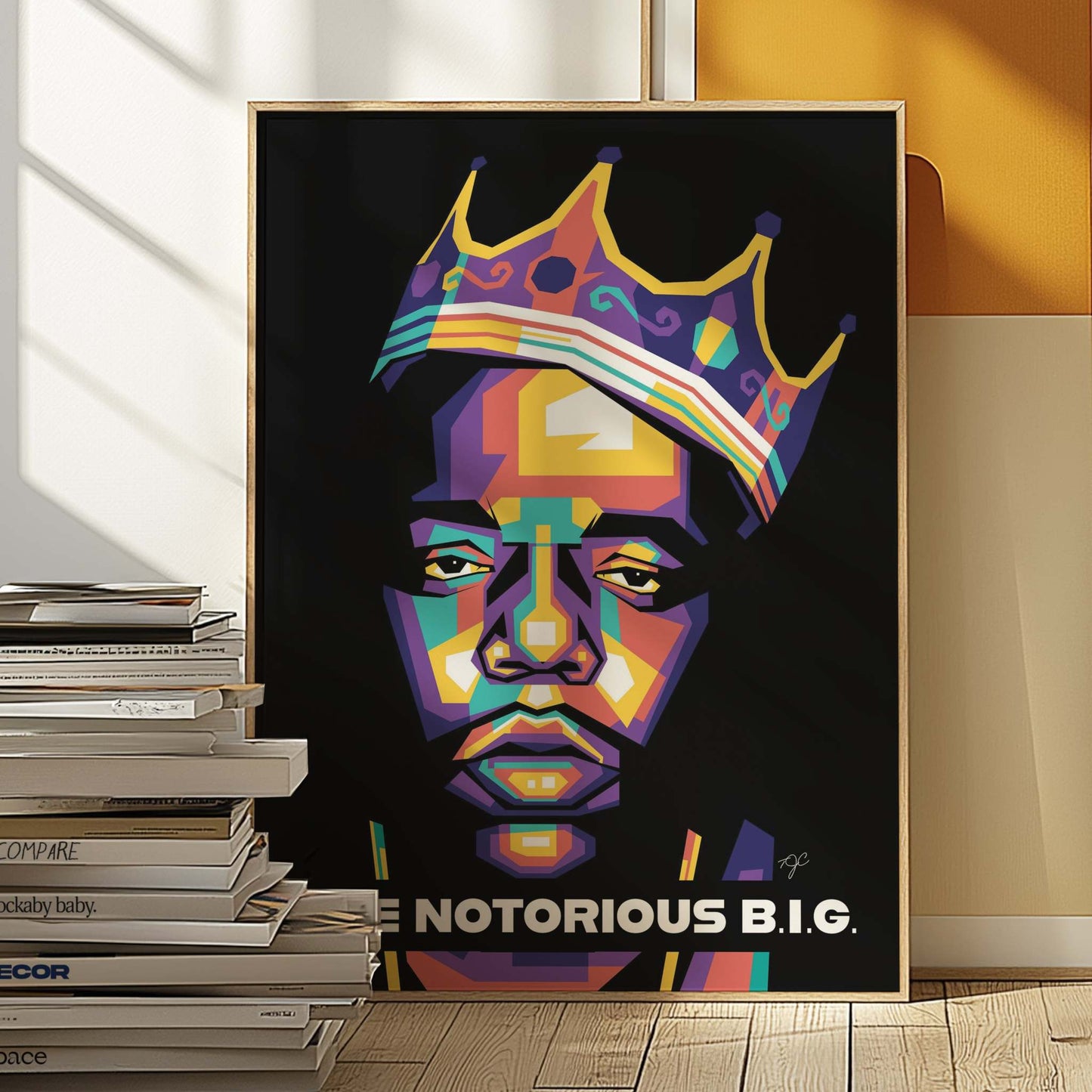 The Notorious B.I.G. print is produced on luxury matte fine art paper.