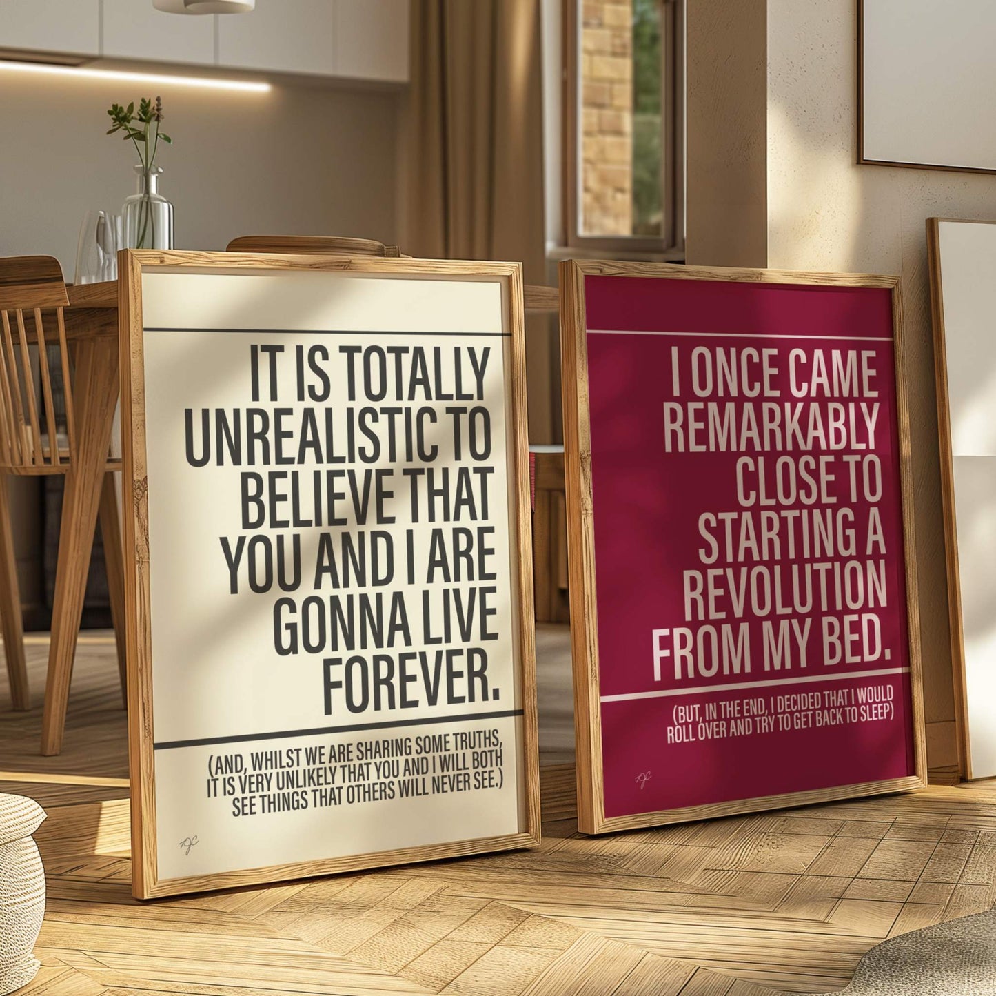 Live Forever Oasis print