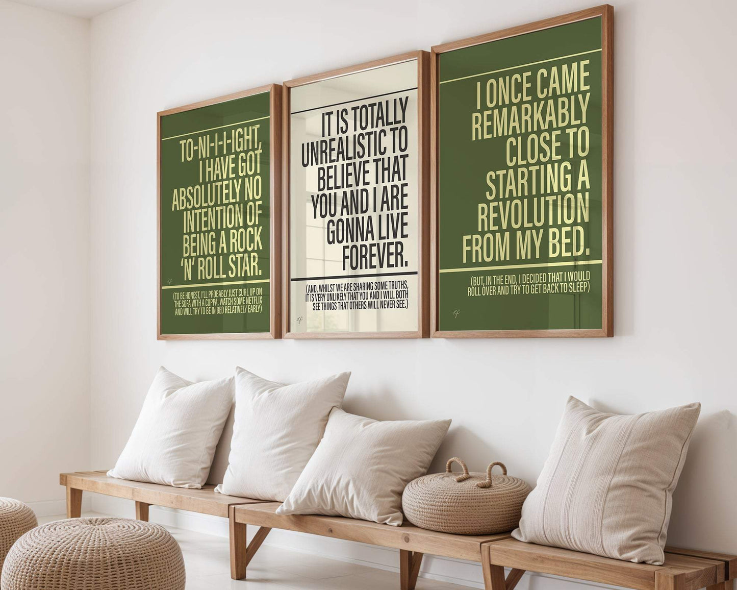 Live Forever Oasis print