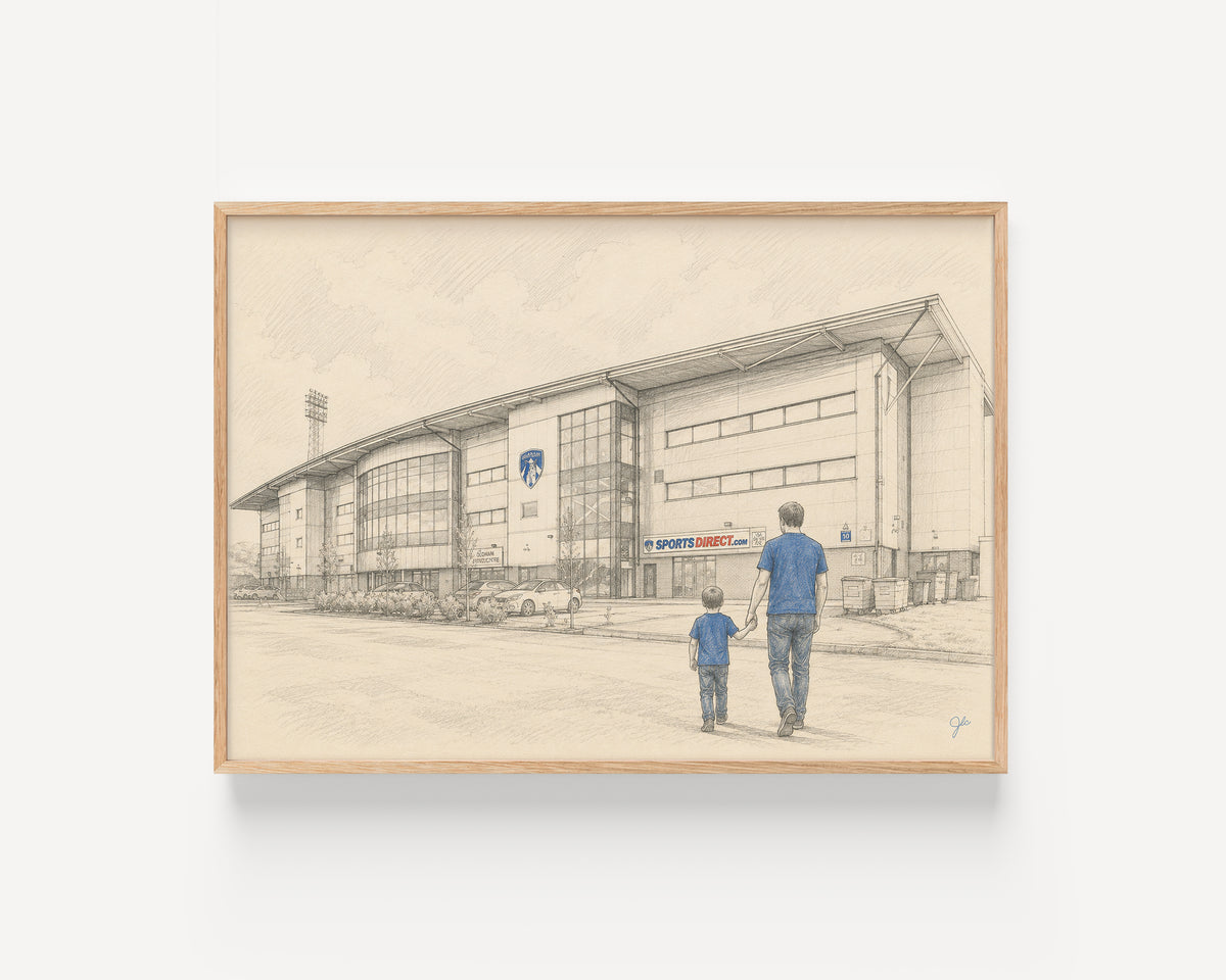 "Latics Are Back" Oldham Athletic FC Football Wall Art Print | UK