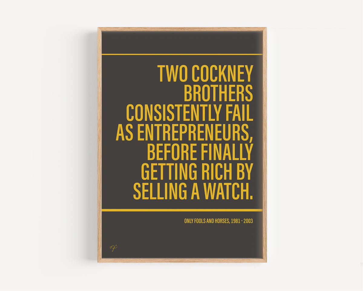 Only Fools and Horses Alternative TV and Film Print | UK Wall Art