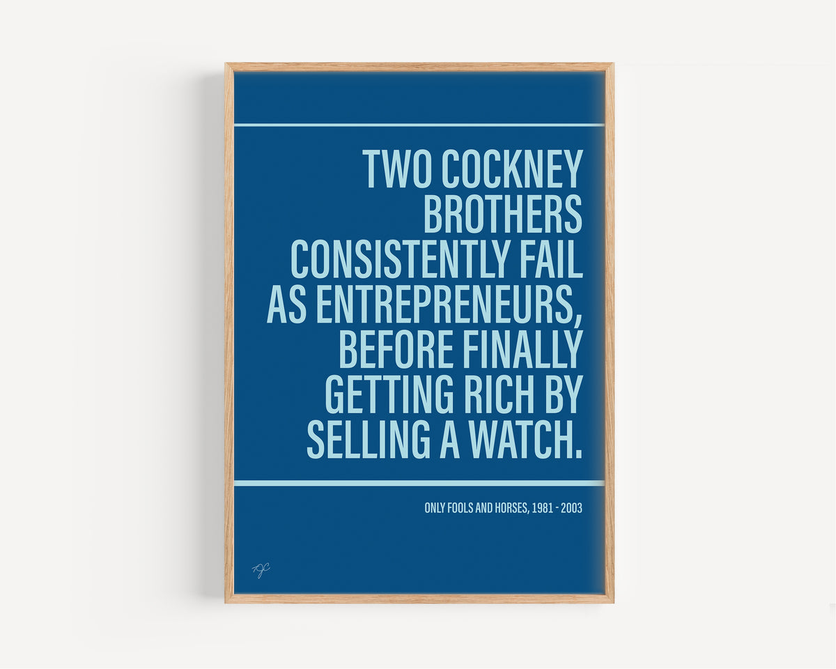 Only Fools and Horses Alternative TV and Film Print | UK Wall Art