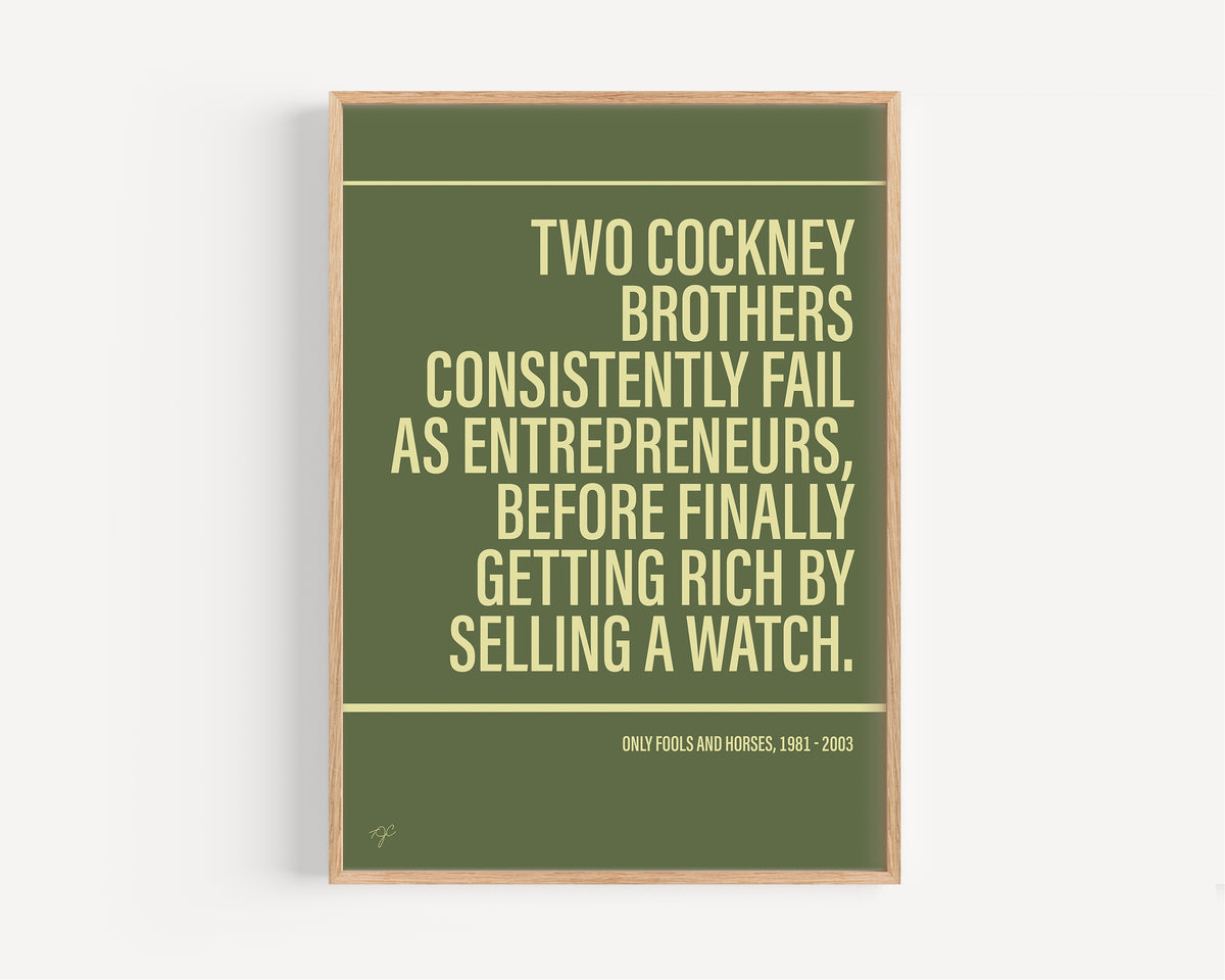 Only Fools and Horses Alternative TV and Film Print | UK Wall Art