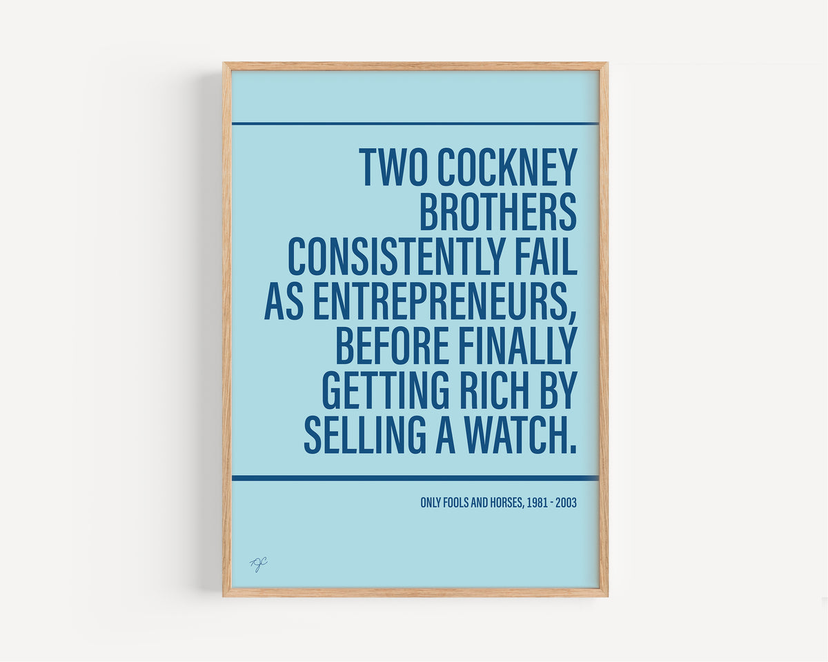 Only Fools and Horses Alternative TV and Film Print | UK Wall Art
