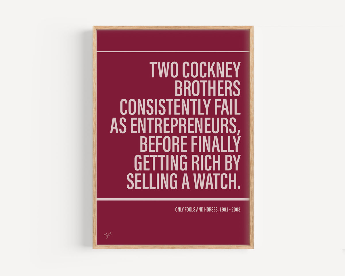 Only Fools and Horses Alternative TV and Film Print | UK Wall Art