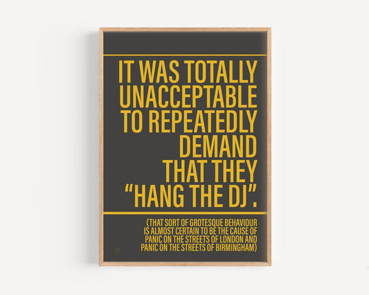 Panic The Smiths print