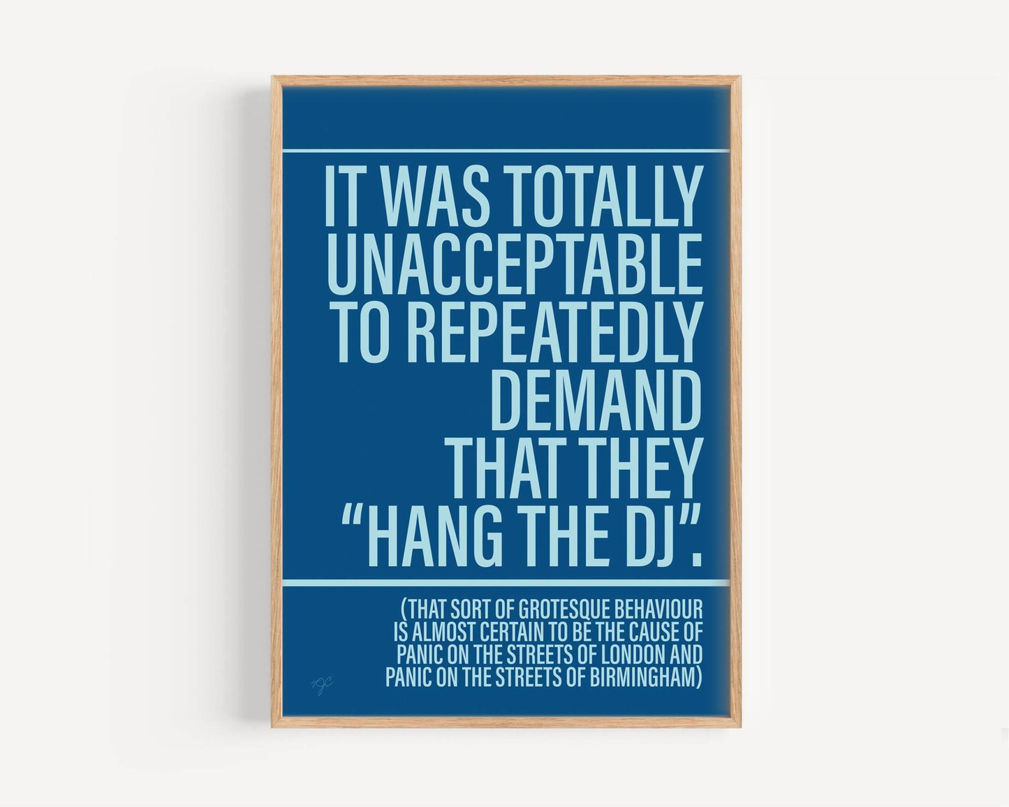 Panic The Smiths print