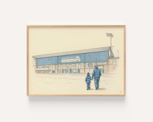 "Up the Posh!" - Peterborough United Football Club print