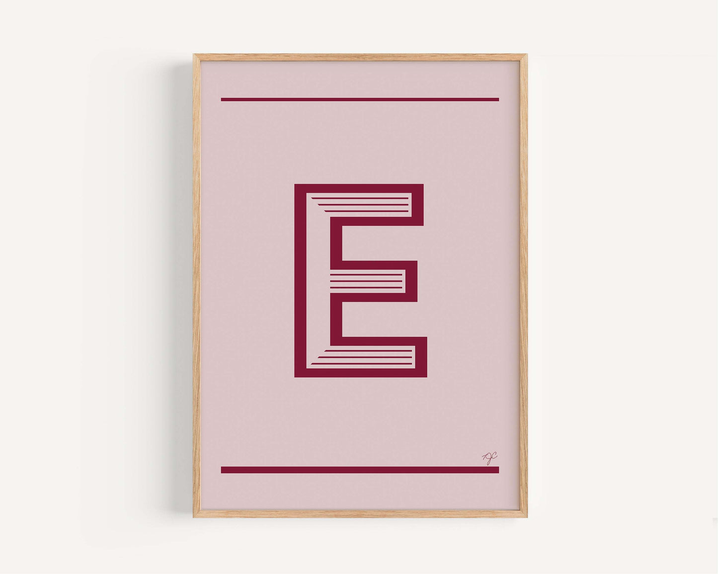 "E" – The Alphabet Print Collection