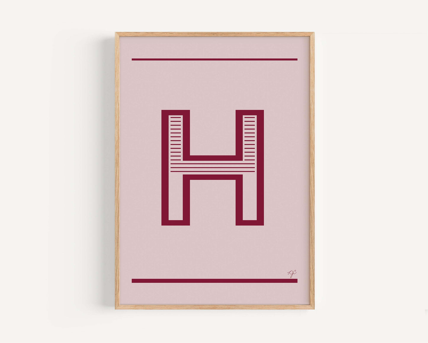 "H" – The Alphabet Print Collection