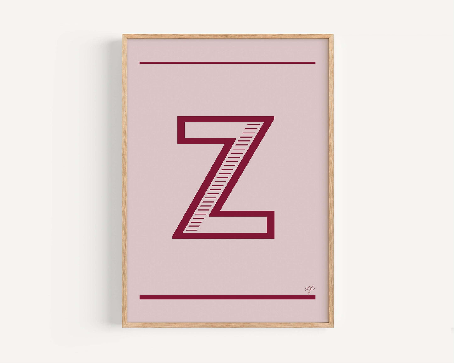 "Z" – The Alphabet Print Collection