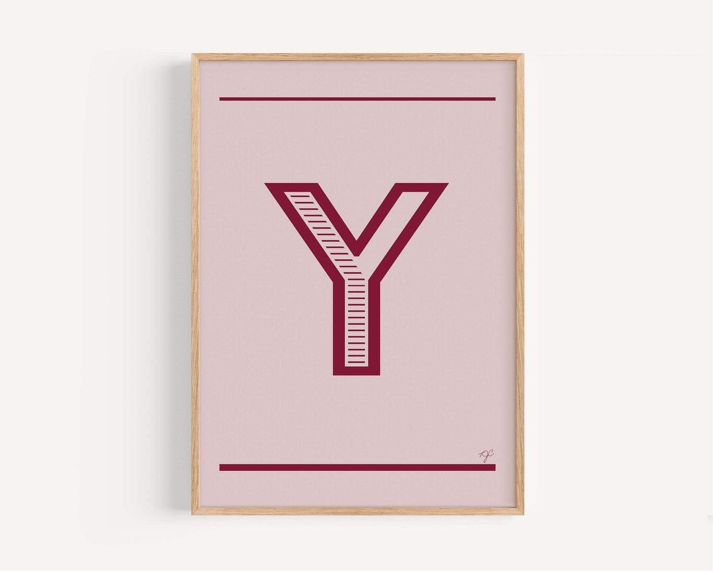 "Y" – The Alphabet Print Collection
