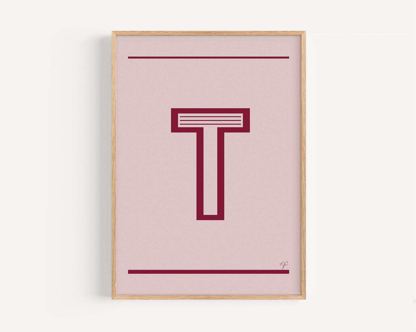 "T" – The Alphabet Print Collection