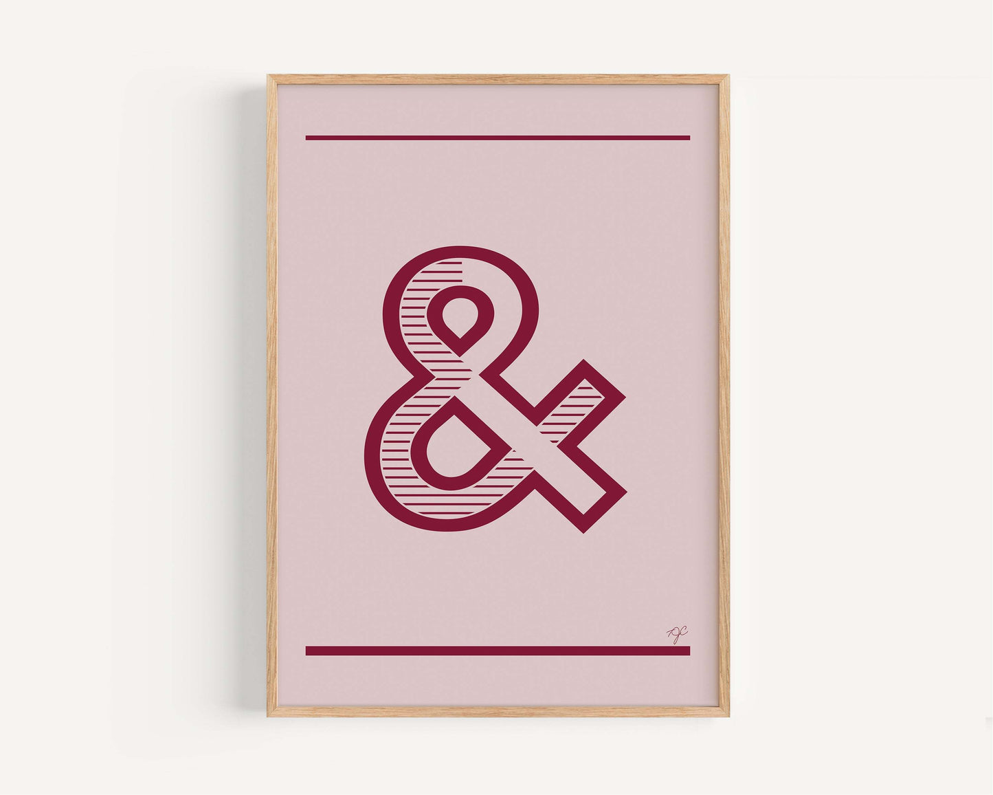 "&" – The Alphabet Print Collection