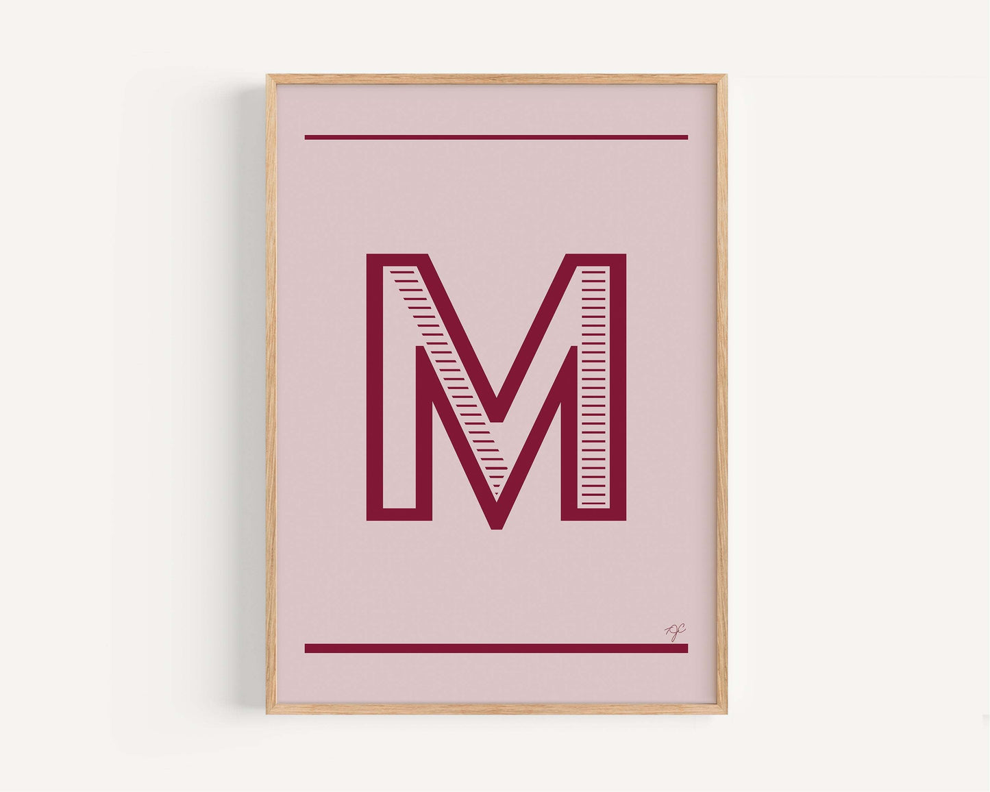 "M" – The Alphabet Print Collection