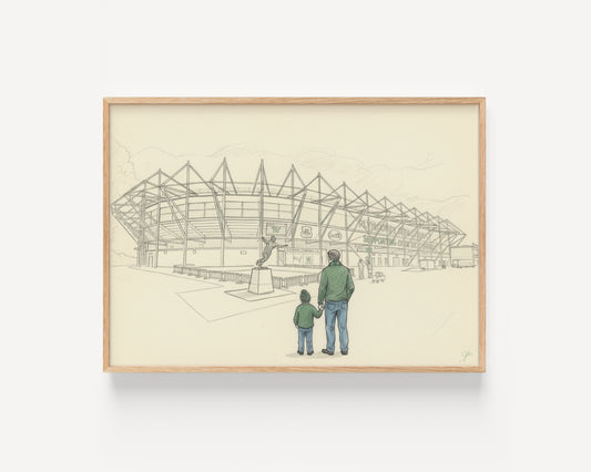 Plymouth Argyle FC Home Park football wall art print