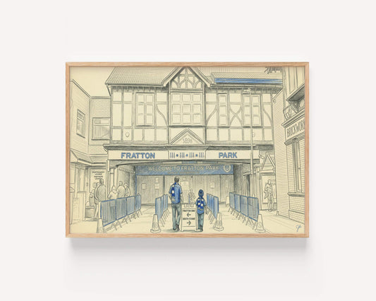 "Play Up Pompey" - Portsmouth Football Club print