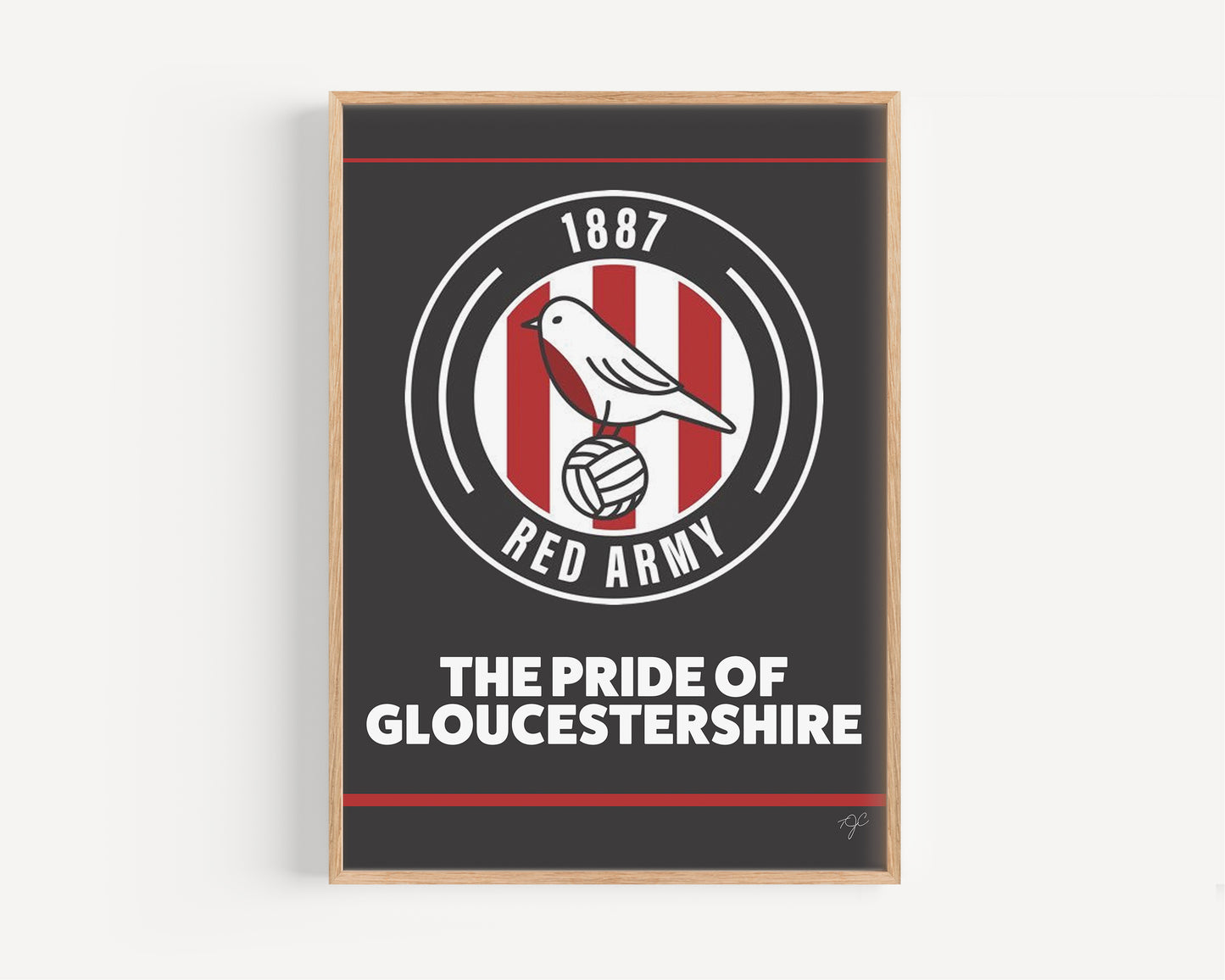 "The Pride of Gloucestershire" - Cheltenham Town Football Print