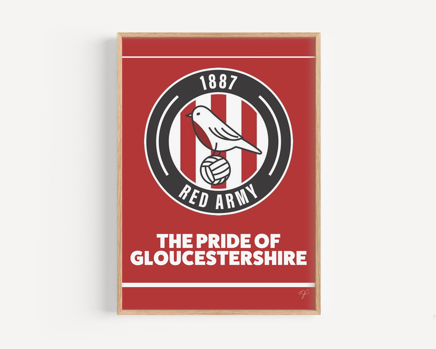 "The Pride of Gloucestershire" - Cheltenham Town Football Print