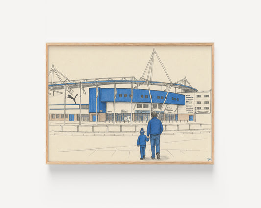 Reading FC Select Car Leasing Stadium football wall art print