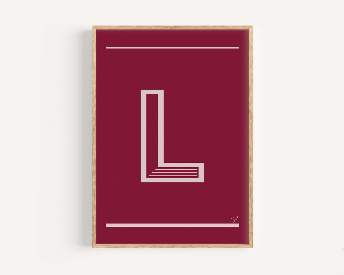 "L" – The Alphabet Print Collection