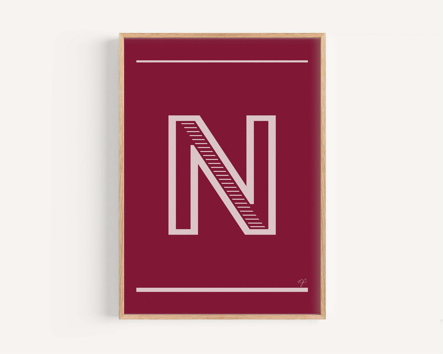"N" – The Alphabet Print Collection