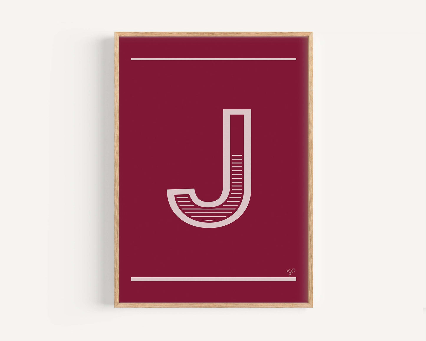 "J" – The Alphabet Print Collection