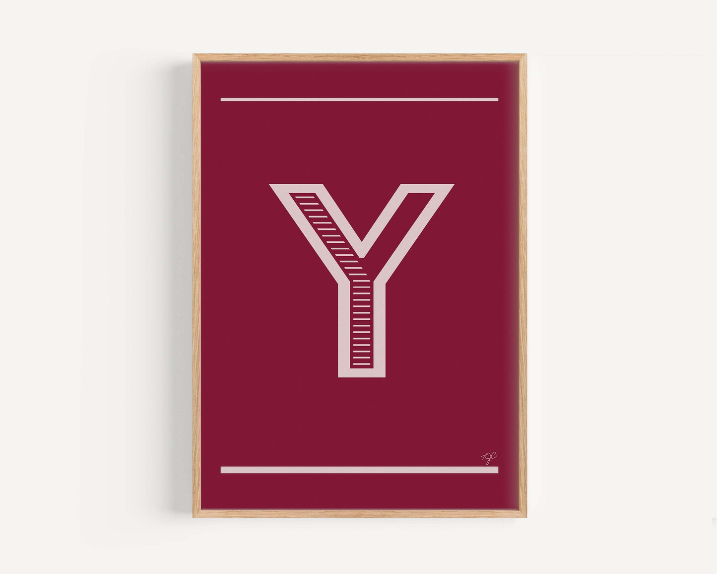 "Y" – The Alphabet Print Collection
