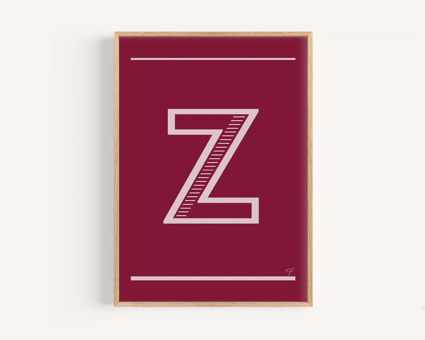 "Z" – The Alphabet Print Collection